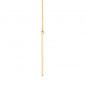 Colier argint placat cu aur galben minimalist DiAmanti Z1318N1_G-DIA